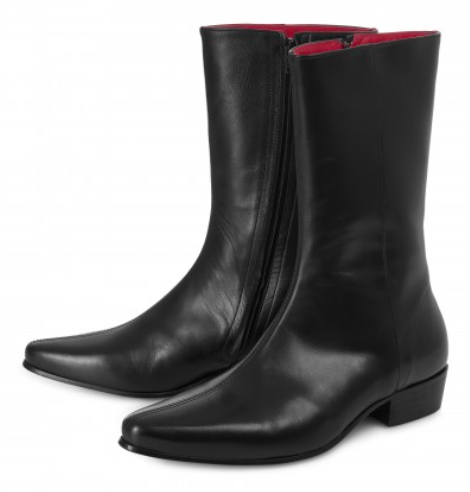 Low Lennon Boot - Black Leather