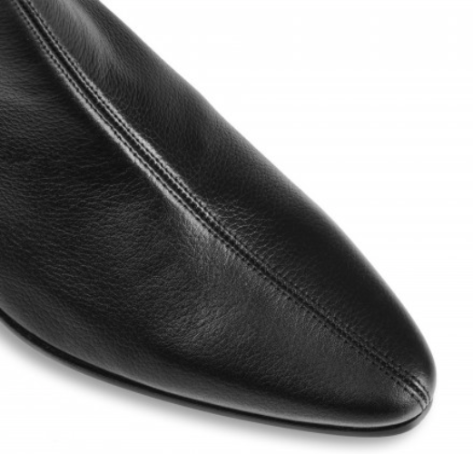Low Cavern Boot - Black Grain Leather