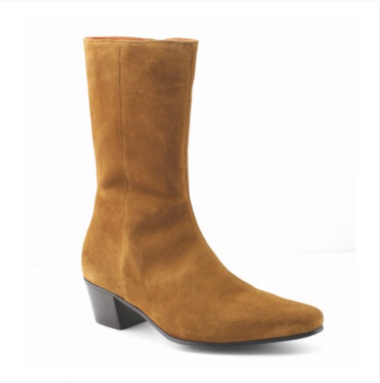 High Lennon Boot - Tan Suede