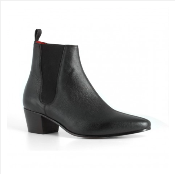 High Cavern Boot - Black Grain Leather