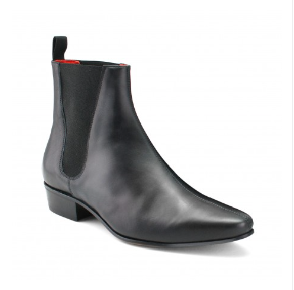 Low Cavern Boot - Black Leather
