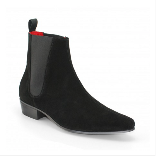 Low Cavern Boot - Black Suede