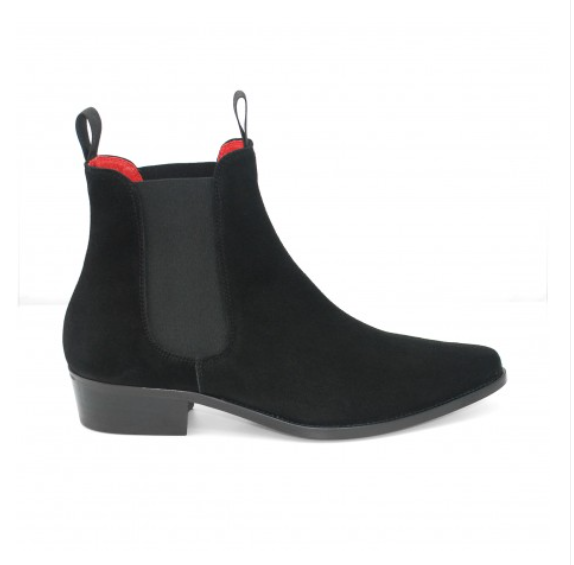 Classic Boot - Black Suede