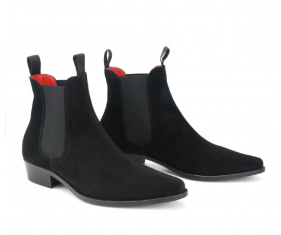 Classic Boot - Black Suede