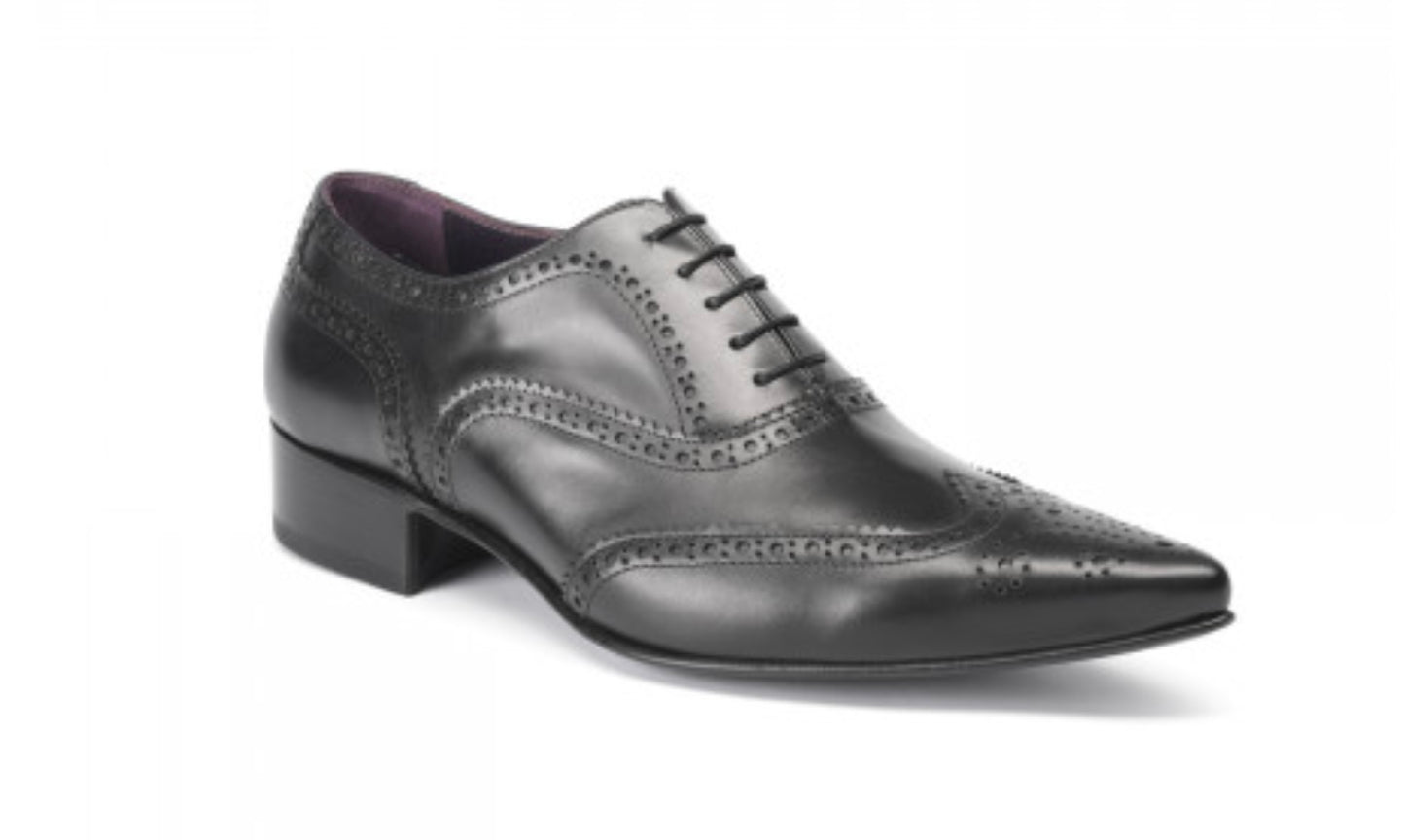 1960 WinklePicker - Bruce Black Shoe Now Half Price £115