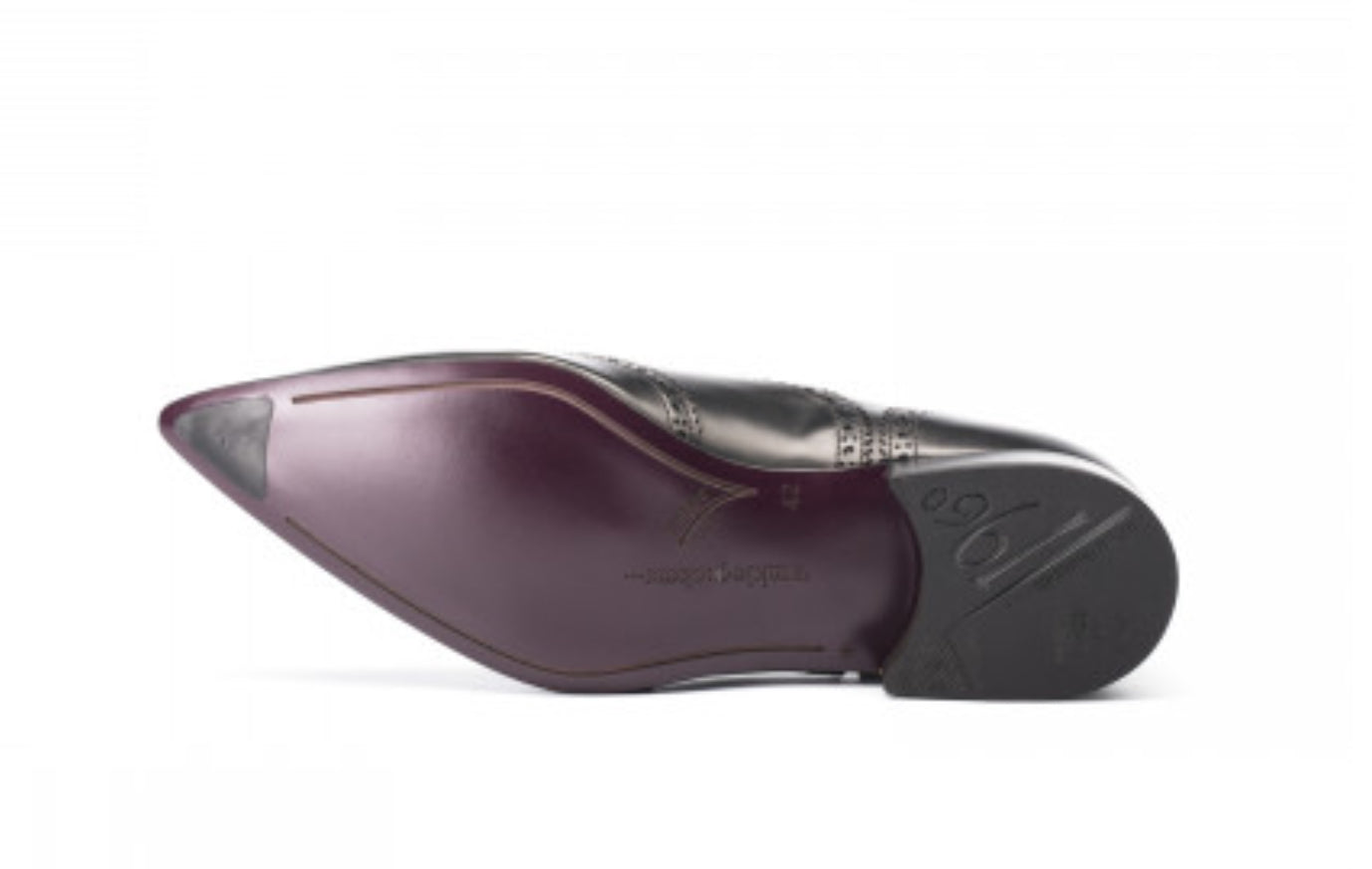 1960 WinklePicker - Bruce Black Shoe Now Half Price £115