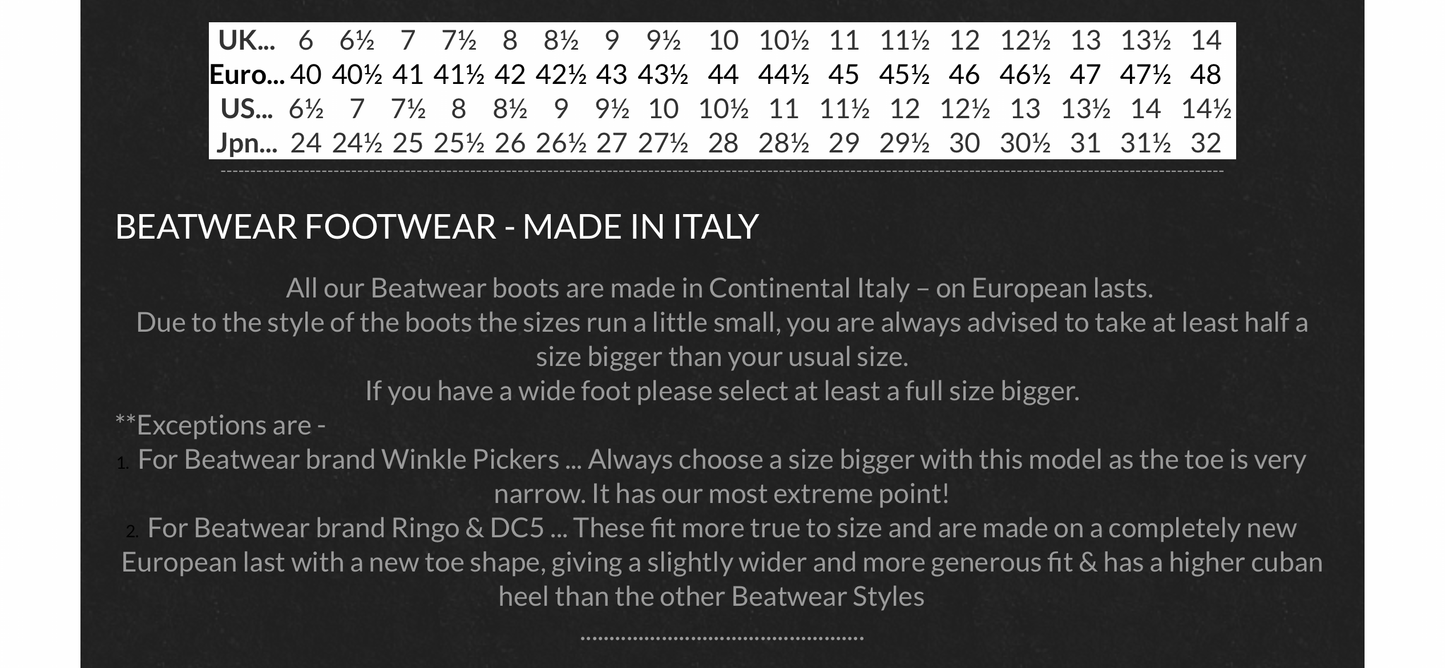 1960 WinklePicker - Bruce Tan Shoe Now Half Price £115