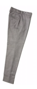 Beatwear Silver Grey Drainpipe Trousers (Collarless)