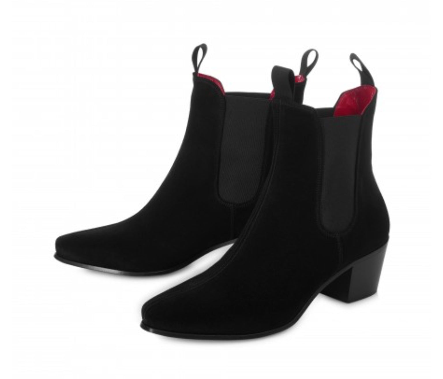 Womenâs Original Chelsea Black Suede Boots â Beatwear Store & Outlet