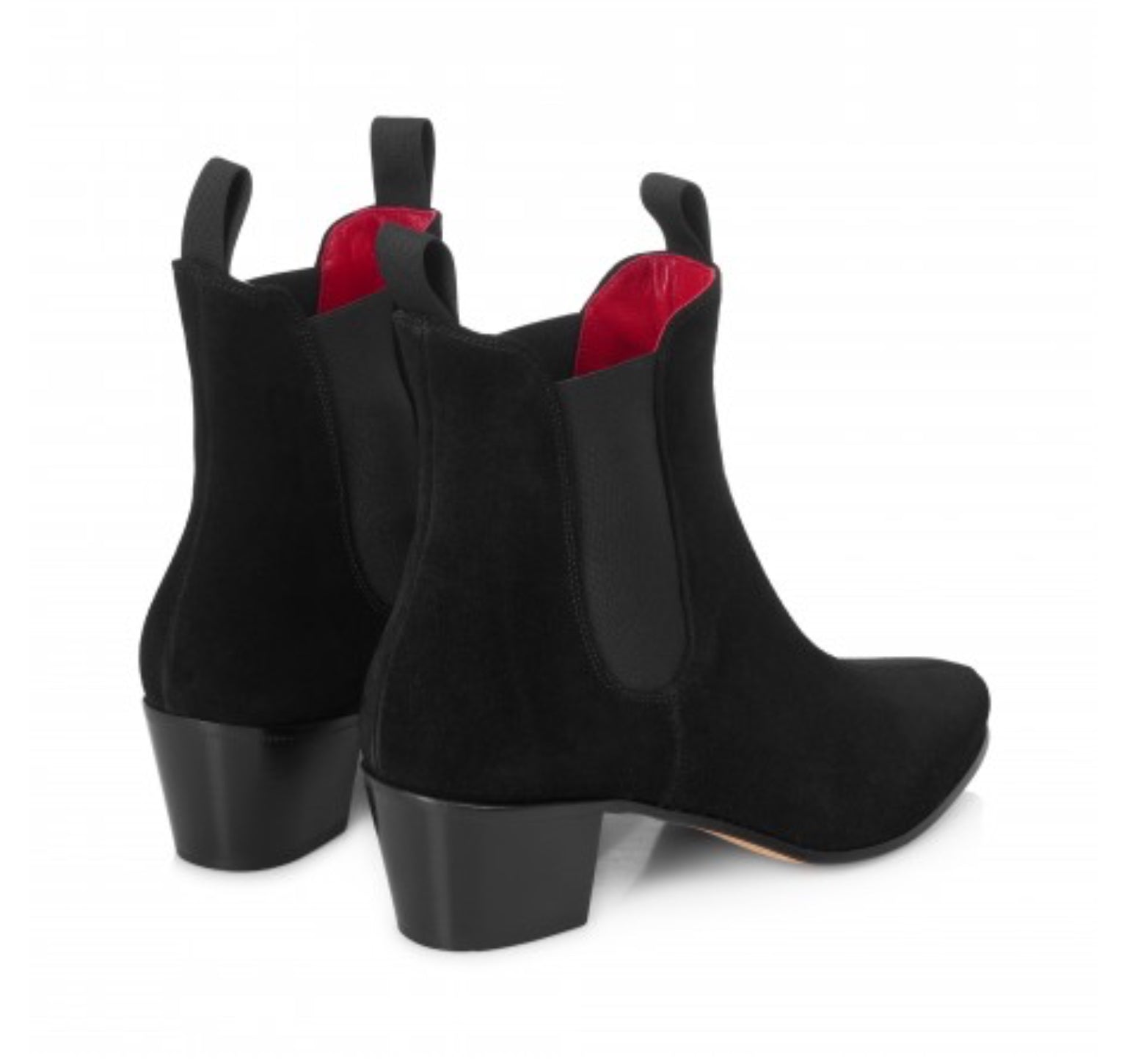 Women’s Original Chelsea Black Suede Boots - Main Image
